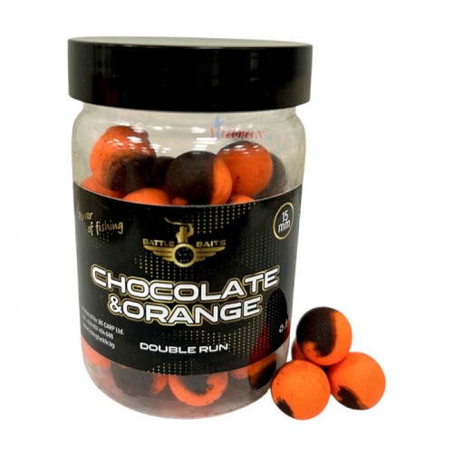 Критично балансирани топчета Double Run 15 мм Chocolate & Orange (шоколад и портокал) BB0204 - Battle Baits